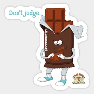 Chocolate Cannibal - Don't Judge. Sticker